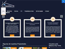 Tablet Screenshot of kasamex.com